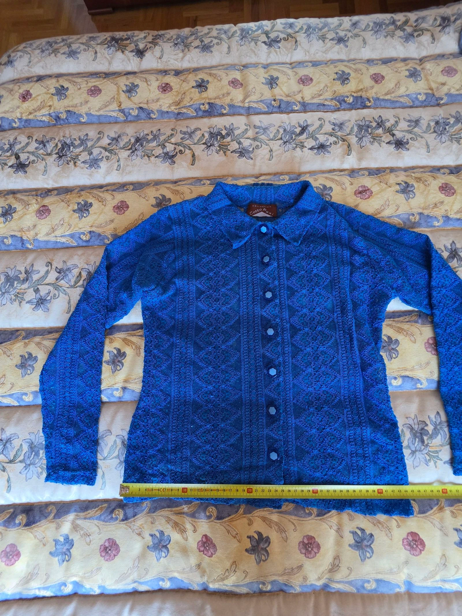 Chemise en dentelle bleue – photo 7